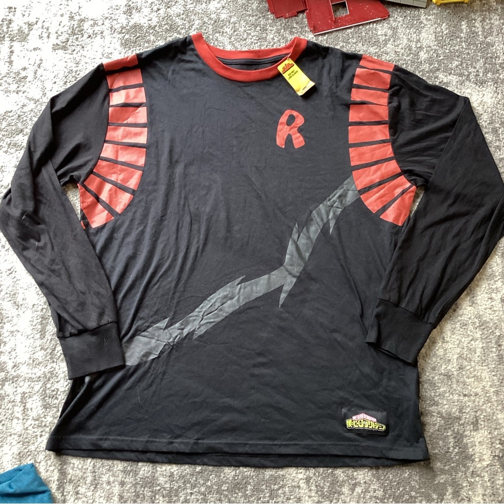 My Hero Academia Culturefly men’s t-shirt, long sleeve black 2XL